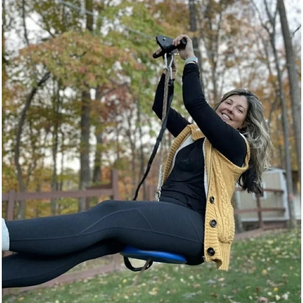 Hyponix The Zip Line 100' Turnbuckle Set Up